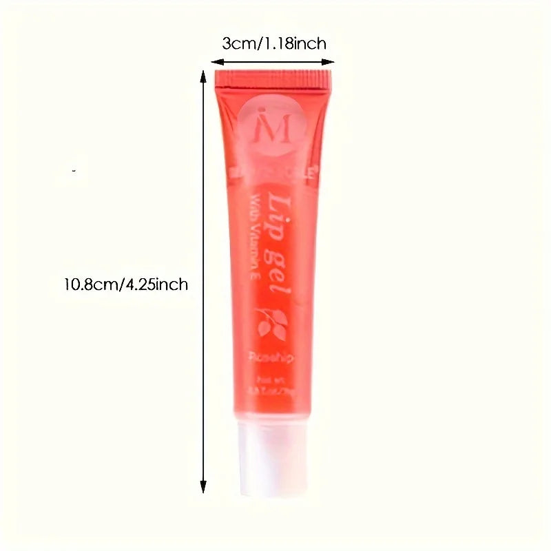 6Pcs/Set, Moisturizing Clear Lip Gloss, VE, Rosehip, Argan, Peppermintaloe, Coconut Flavor, Translucent Plumping Lip Oils Gift S