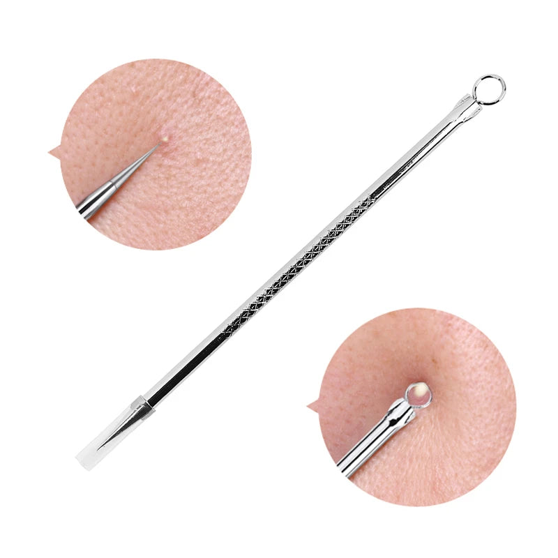 1 Pcs Blackhead Comedone Acne Pimple Blemish Extractor Remover Stainless Steel Needles Remove Tools Face Skin Care Pore Cleaner