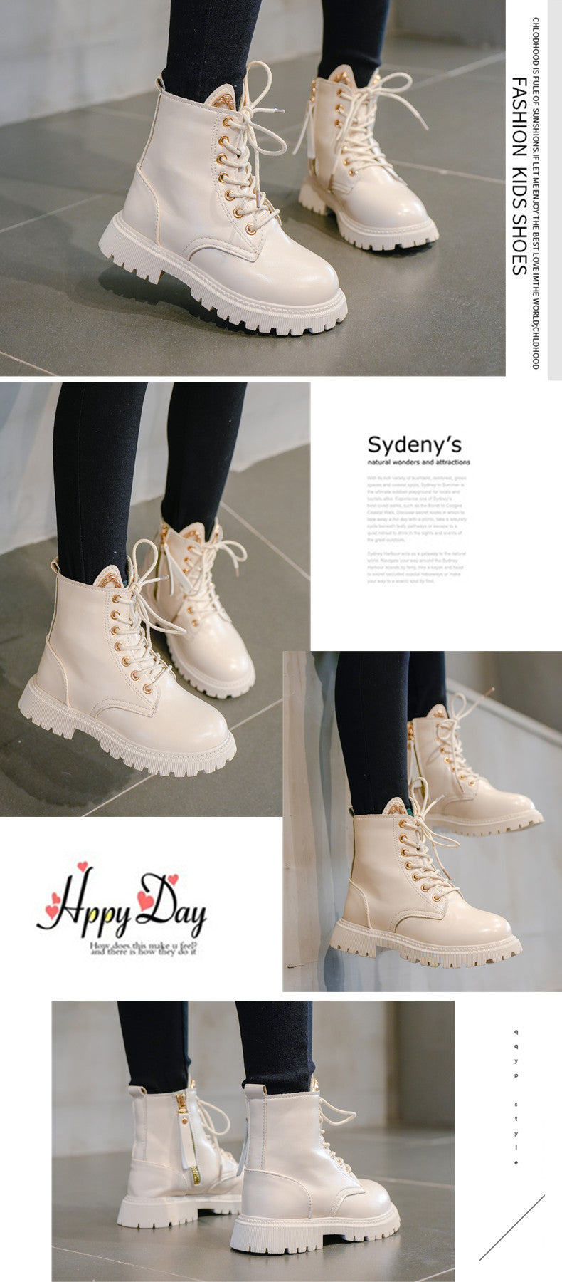 New Autumn Children Leather Boots Boys Shoes Kids Fashion Boots Baby Ankle Snow Boots Sports Sneakers Winter Shoe for Girl Kids