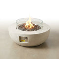 Outdoor Gas Fire Pit Built for Year-Round Gatherings, 50000 BTU Propane Burner, Concrete Construction