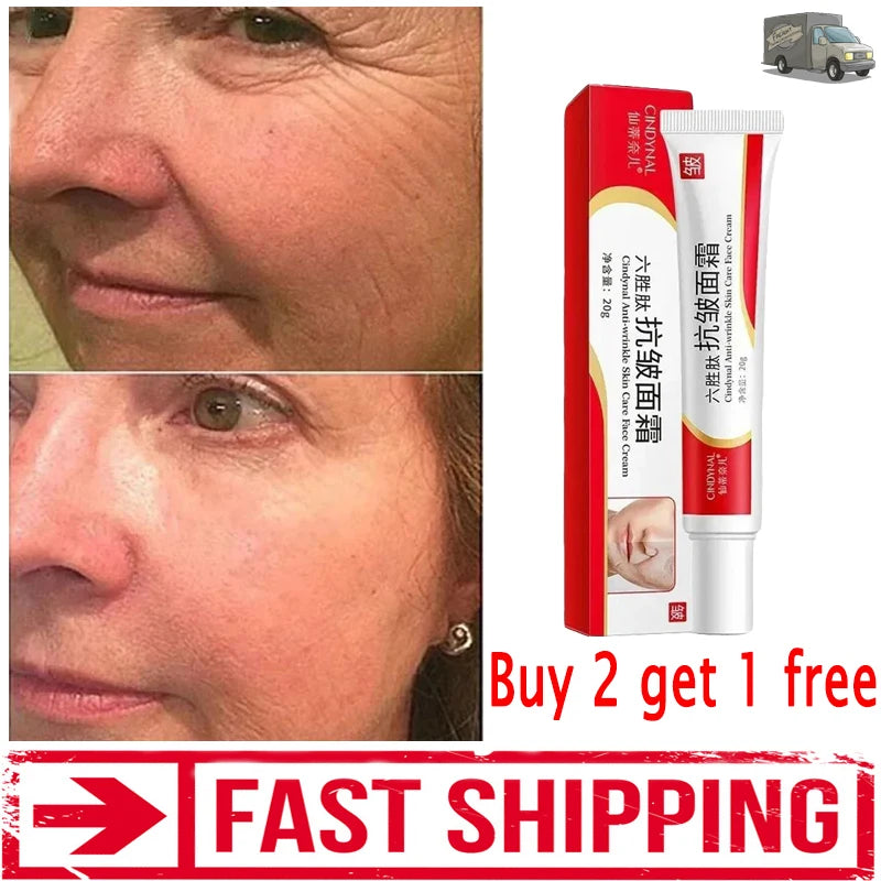 Instant Wrinkle Remover Face Cream Anti Aging Firming Lifting Fade Fine Lines Whitening Moisturizing Brighten Tighten Skin Care