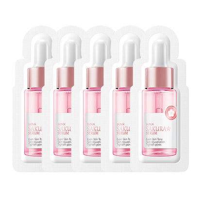 Sakura Whitening Face Serum Anti Aging Fade Fine Lines Tighten Pores Improve Melanin Pigment Dull Moisturizer Brighten Skin Care