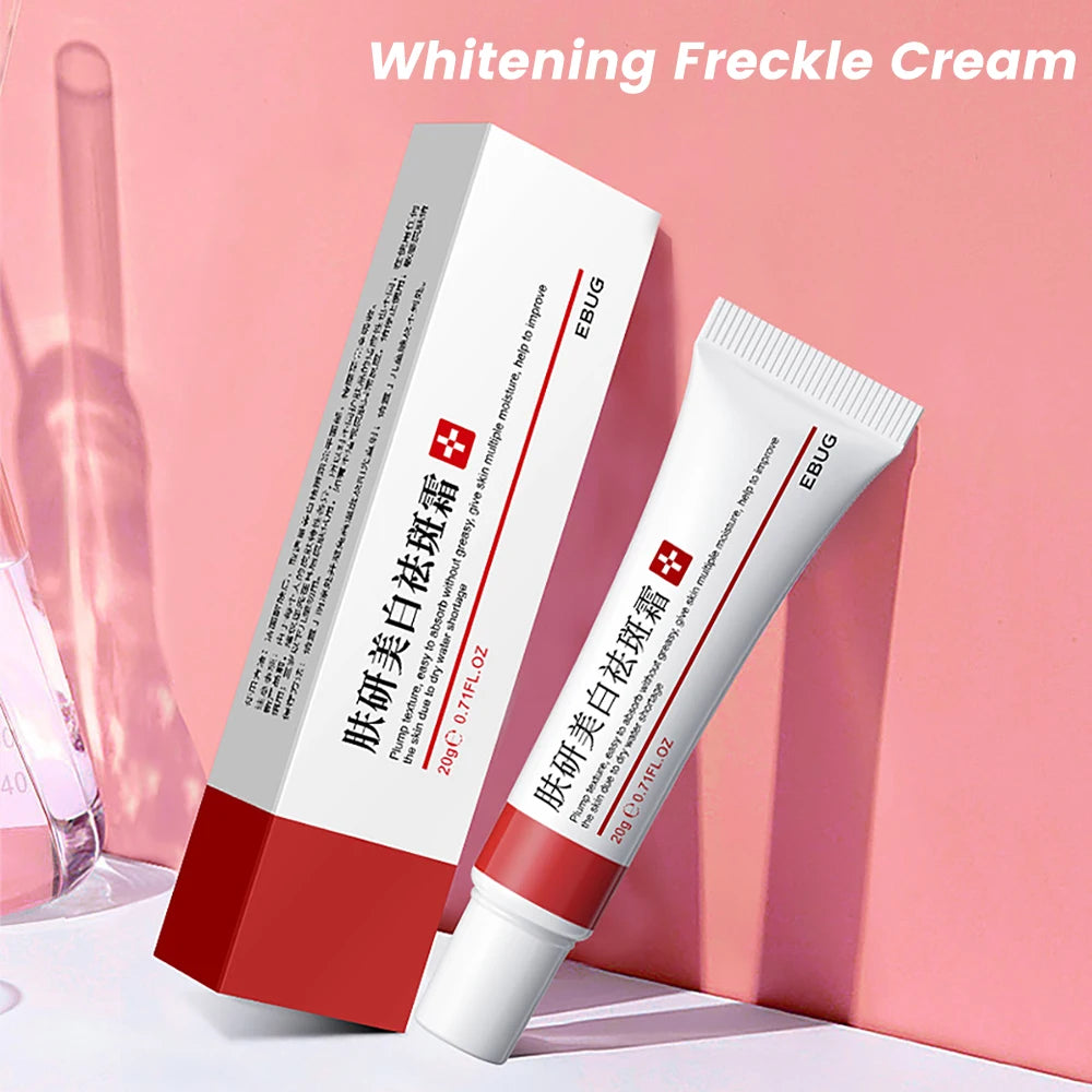 20g Whitening Freckle Cream Remove Dark Spot Cream Anti Freckle and Aging Cream Fade Pigmentation Melasma Brighten Serum Skin