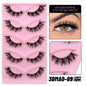 GROINNEYA Cat Eye Lashes Natural long Clear Band Lashes Winged End Eye Elongated Eyelashes Faux Mink Eyelashes Makeup