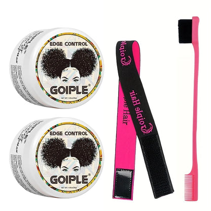 GOIPLE 30G Edge Control for 4C Curls Hair Styling Cream Tames Broken and Fix Bang Pomade Mini Small Hair Gel