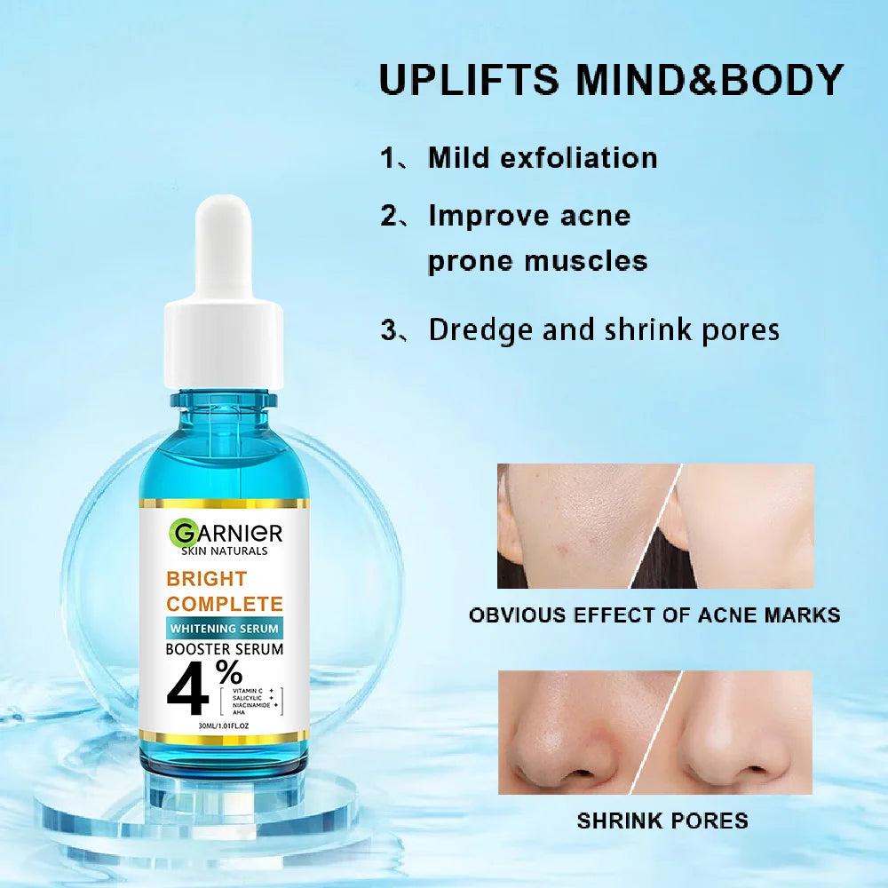 30ml Whitening Essence Removes Marks Comedones Blackheads Face Repair Serum Shrinks Pores Moisturizes Brightening Skin Essence