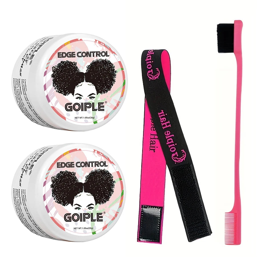 GOIPLE 30G Edge Control for 4C Curls Hair Styling Cream Tames Broken and Fix Bang Pomade Mini Small Hair Gel