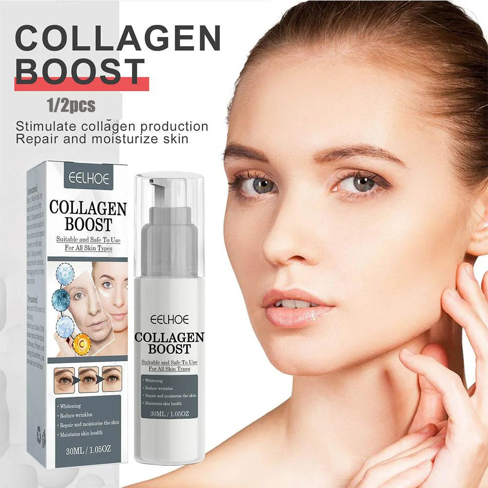 1/2pcs 30ml Collagen Boost Firming Essence Cream Fade fine lines Face brightening lightining Serum Cream skin care for women