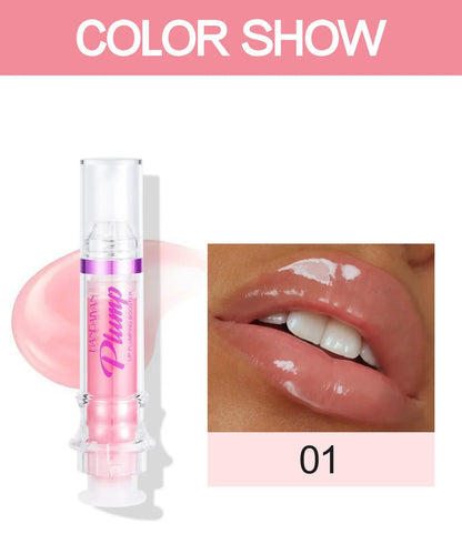 PLUMP POUT Lip Plumping Booster Gloss High Shine for Plumper Looking Lips Extreme Shine Crystal Volume Lip Oil Cosmetics Makeups