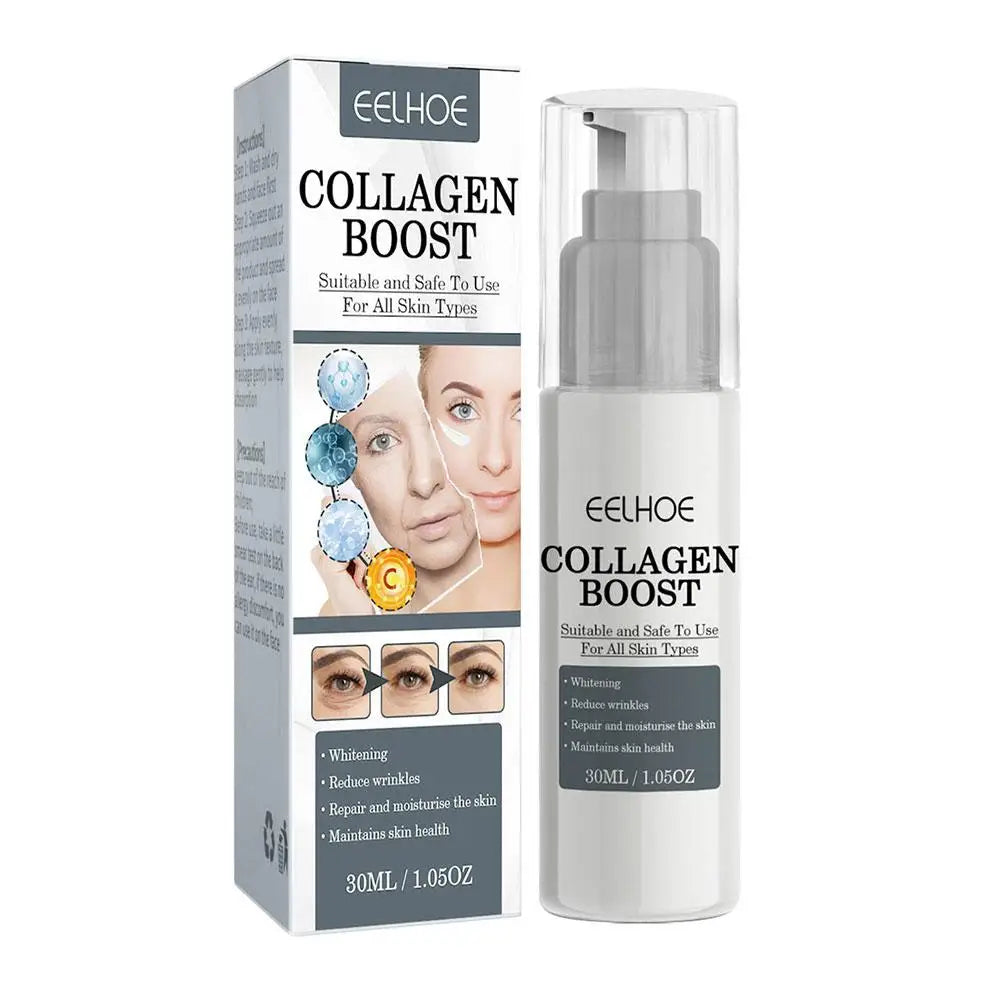 1/2pcs 30ml Collagen Boost Firming Essence Cream Fade fine lines Face brightening lightining Serum Cream skin care for women