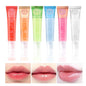 6Pcs/Set, Moisturizing Clear Lip Gloss, VE, Rosehip, Argan, Peppermintaloe, Coconut Flavor, Translucent Plumping Lip Oils Gift S