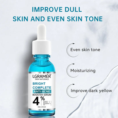 30ml Whitening Essence Removes Marks Comedones Blackheads Face Repair Serum Shrinks Pores Moisturizes Brightening Skin Essence