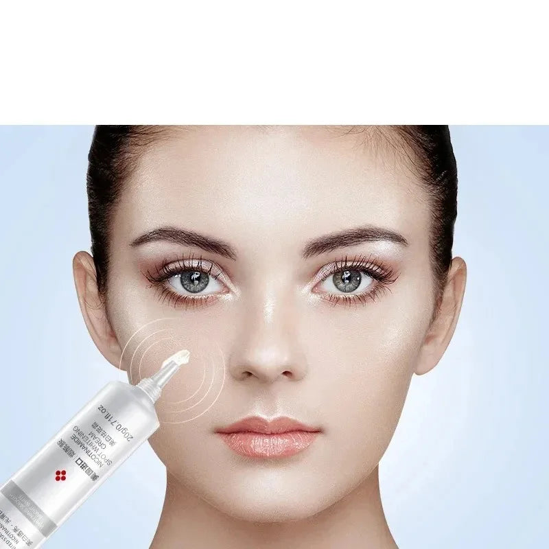 Crème pour le visage Crème blanchissante à la niacinamide Vitamine E Améliore rapidement le teint terne Éclaircit Nourrit la peau Soin de la peau