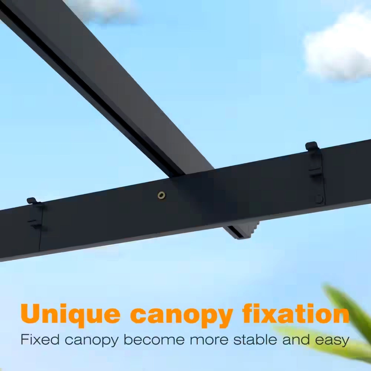 Aluminum Pergola Built for Year-Round Outdoor Living, 16x12 Ft Coverage, Dark Gray Retractable Canopy, 192 Sq Ft